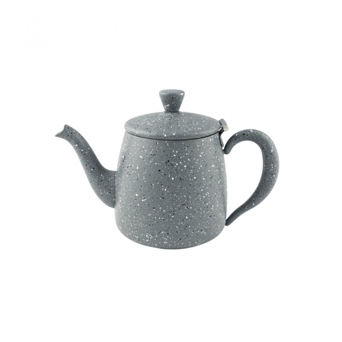 Café Olé Premium 18oz Teapot, Grey Granite - SKU: PT-018GG