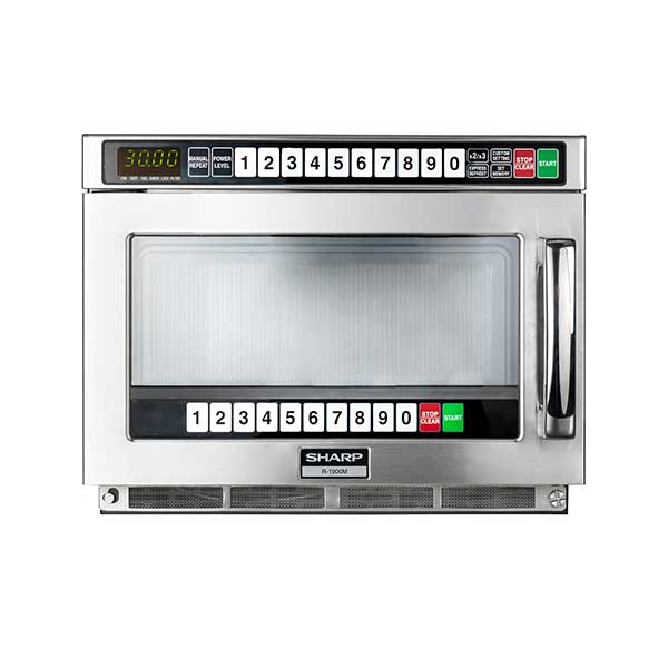 Sharp R1900M 1900W Commercial Microwave Oven - SKU: R1900M