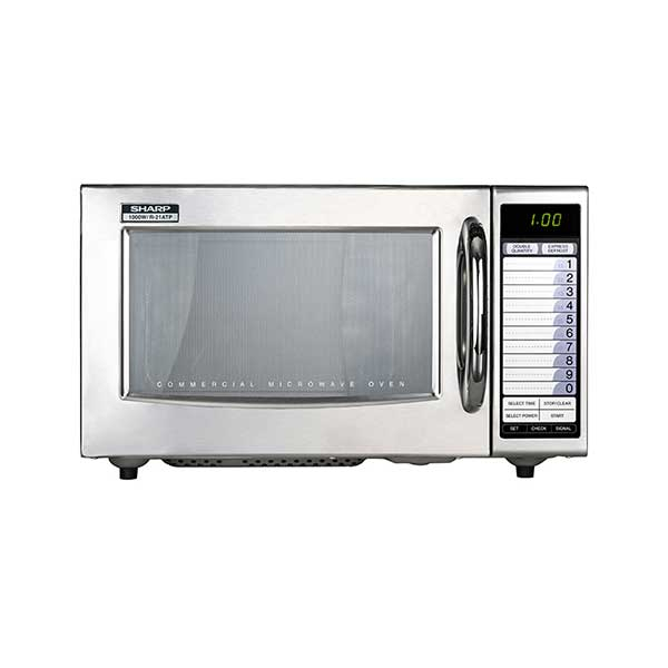 Sharp R21AT 1000W Commercial Microwave Oven - SKU: R21AT