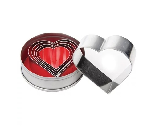 Heart Pastry Cutter Set - SKU: RAE025