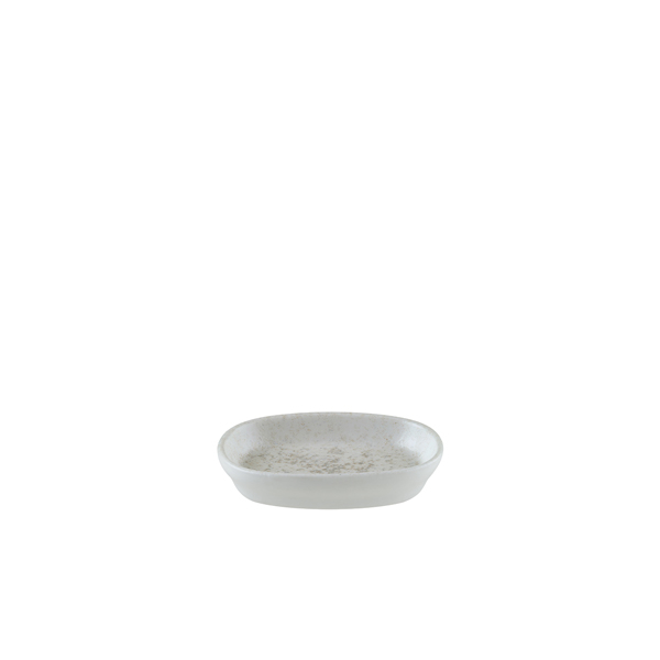 Bonna Lunar White Hygge Oval Dish 10cm (Box of 12)