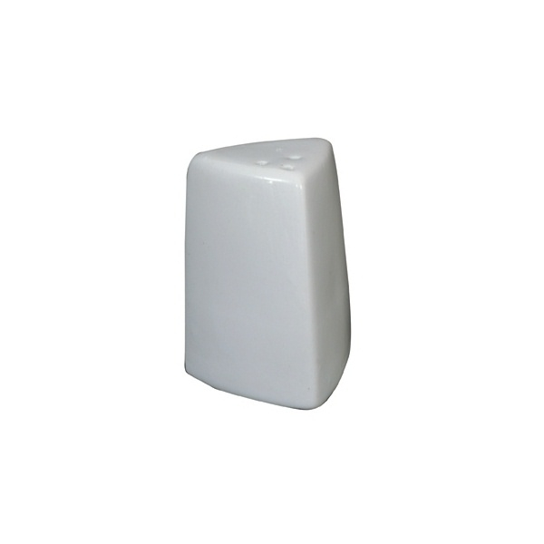 Genware Porcelain Triangular Salt Shaker 6cm/2.5" - SKU: S303106