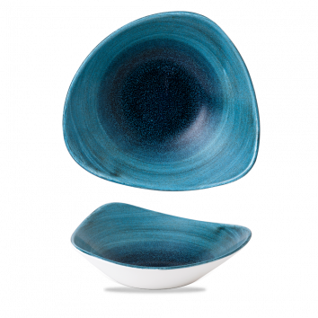 Stonecast Aqueous Lagoon Lotus Bowl 7" Box 12