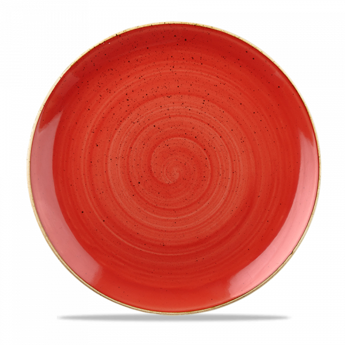 Stonecast Berry Red Evolve Coupe Plate 11.25" Box 12