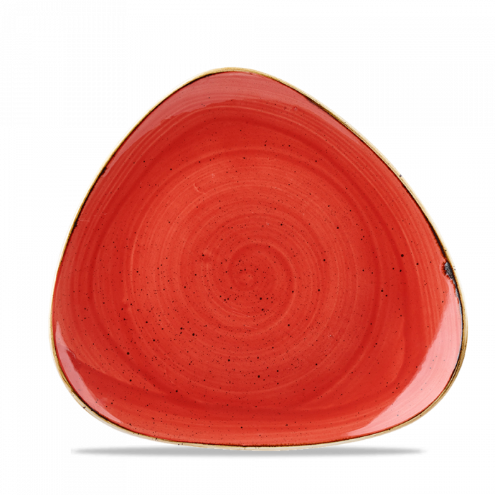 Stonecast Berry Red Lotus Plate 7" Box 12