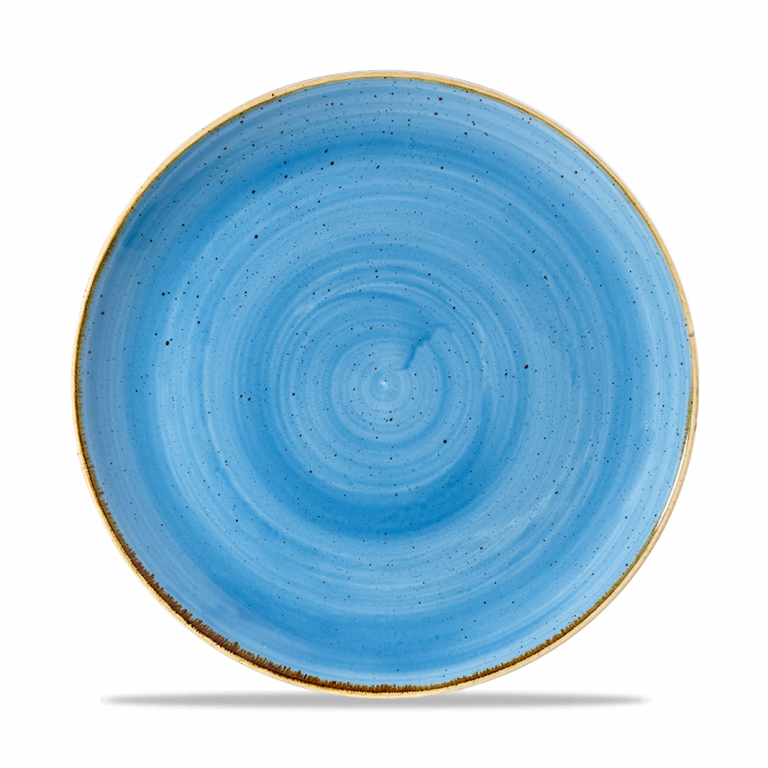 Stonecast Cornflower Blue  Coupe Plate 10.25" Box 12