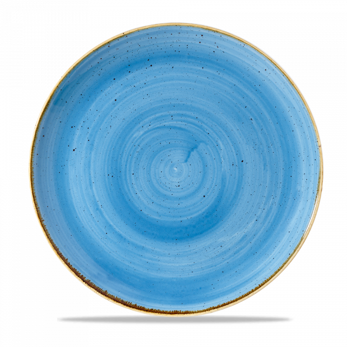 Stonecast Cornflower Blue  Coupe Plate 11.25" Box 12