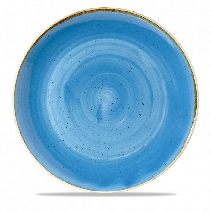 Stonecast Cornflower Blue Coupe Large Bowl 12" Box 6