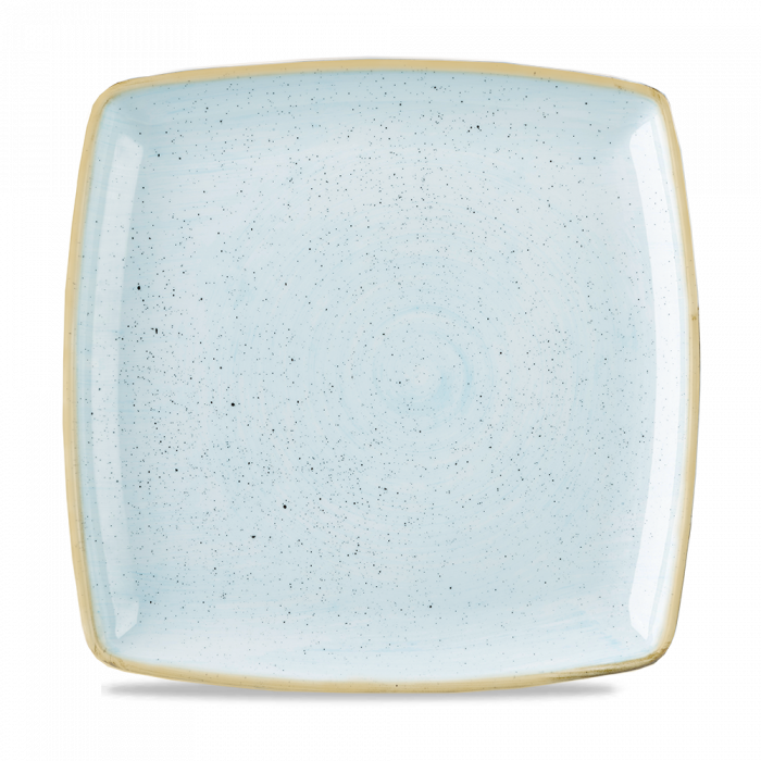 Stonecast Duck Egg  Deep Square Plate 10.25" Box 6