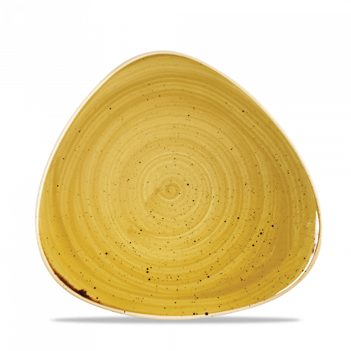 Stonecast Mustard Lotus Plate 7" Box 12