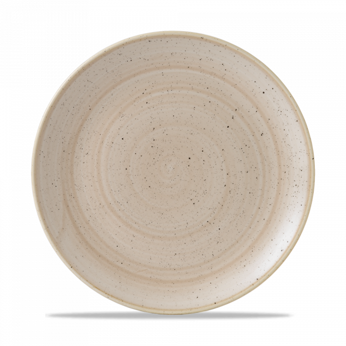 Stonecast Nutmeg Cream Evolve Coupe Plate 10.25" Box 12