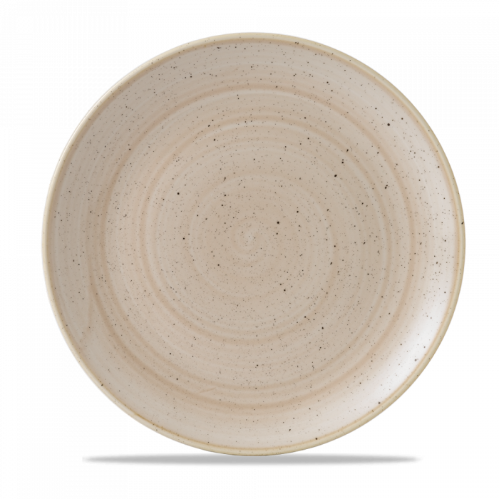 Stonecast Nutmeg Cream Evolve Coupe Plate 11.25" Box 12