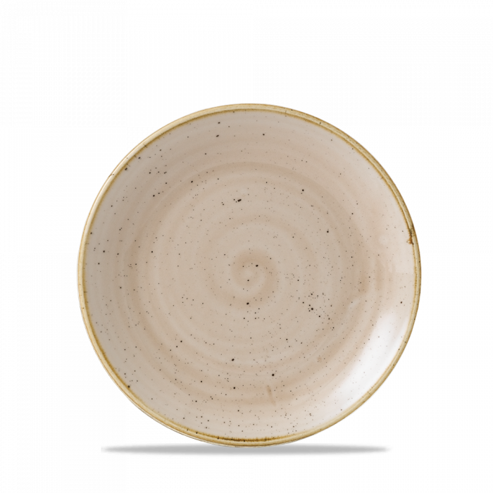 Stonecast Nutmeg Cream Evolve Coupe Plate 6.5" Box 12