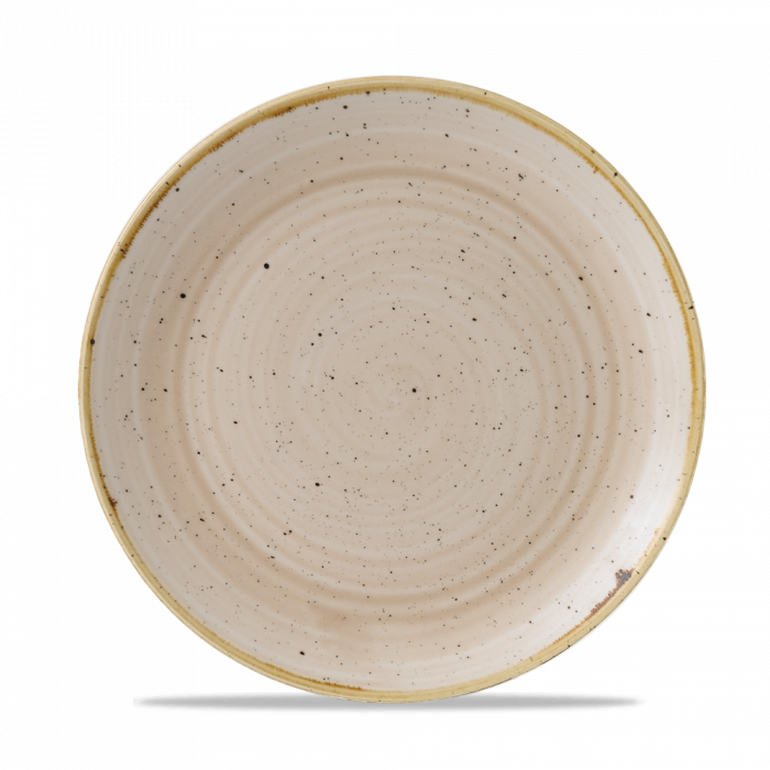 Stonecast Nutmeg Cream Evolve Coupe Plate 8.67" Box 12