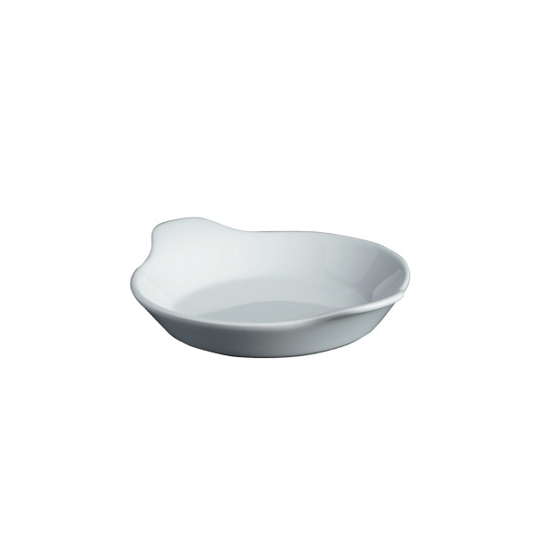 Genware Porcelain Round Eared Dish 13cm White - SKU: SPF13-W