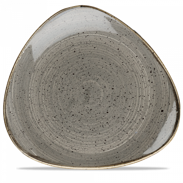 Stonecast Grey Lotus Plate 12" Box 6