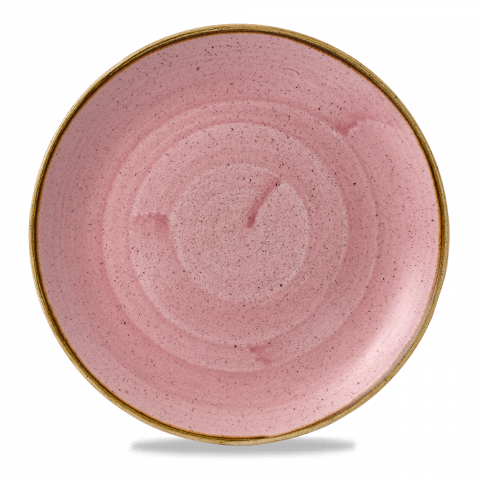 Stonecast Petal Pink Evolve Coupe Plate 10.25" Box 12