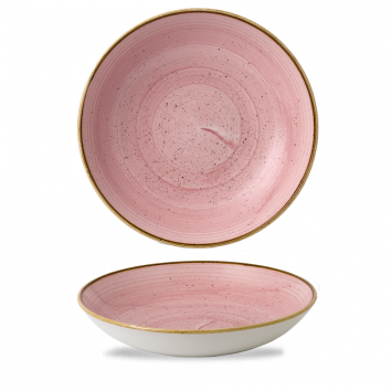 Stonecast Petal Pink Evolve Coupe Bowl 9.75" Box 12