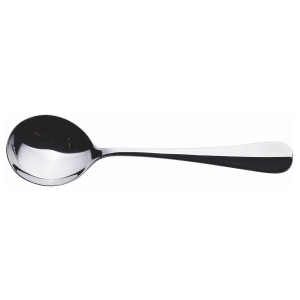 Genware Baguette Soup Spoon 18/0 (Dozen) - SKU: SS-BA