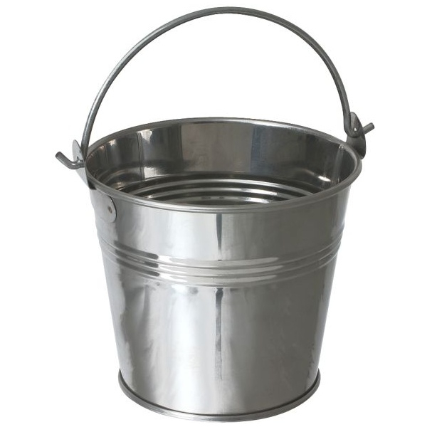 Stainless Steel Serving Bucket 12cm Dia - SKU: SSB12
