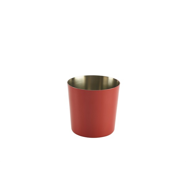Red Stainless Steel Serving Cup 8.5 x 8.5cm - SKU: SVC8R