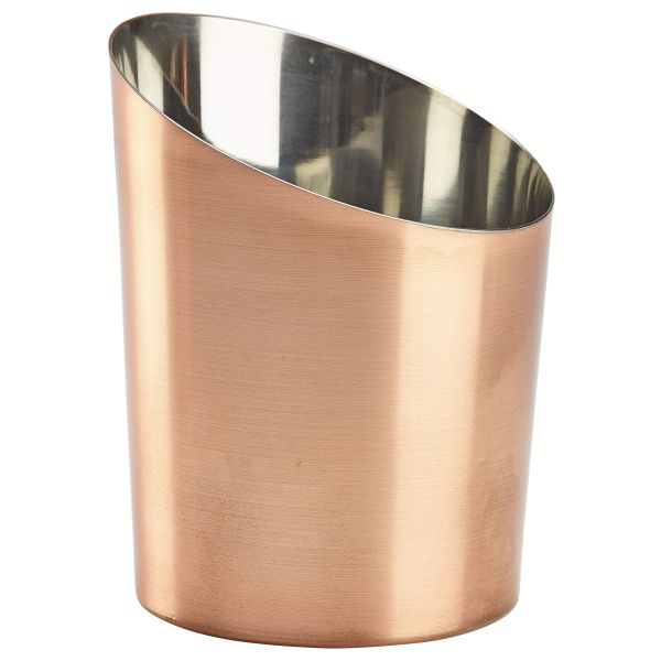 Copper Plated Angled Cone 9.5 x 11.6cm (Dia x H) - SKU: SVCA10C