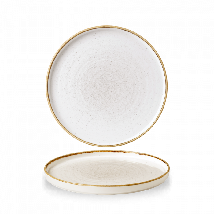 Stonecast Barley White  Walled Plate 8.67" Box 6