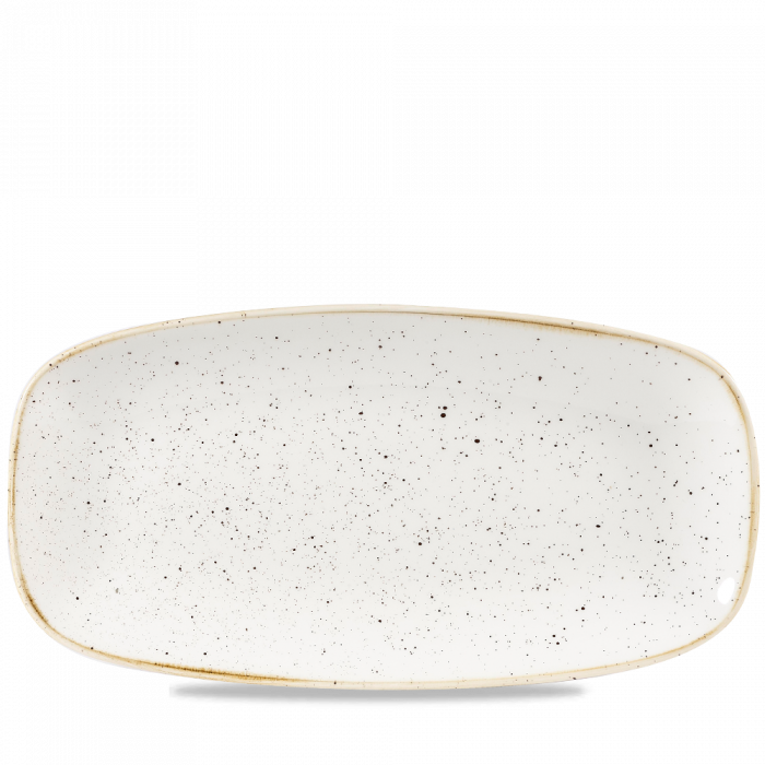 Stonecast Barley White  Chefs Oblong Plate 11 3/4X6" Box 12