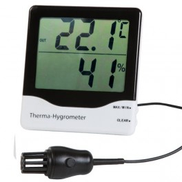 Therma-Hygrometer (with internal & external probe) - SKU: 810-140
