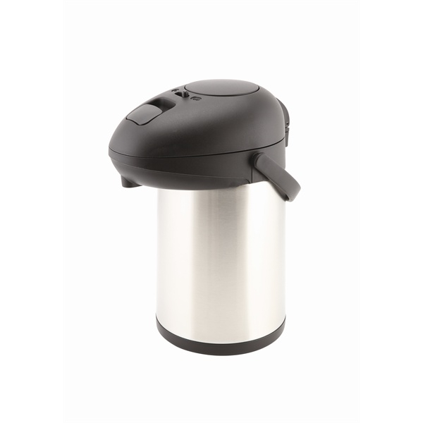 St/St Unbreakable Vacuum Pump Pot 2.5L - SKU: V7251