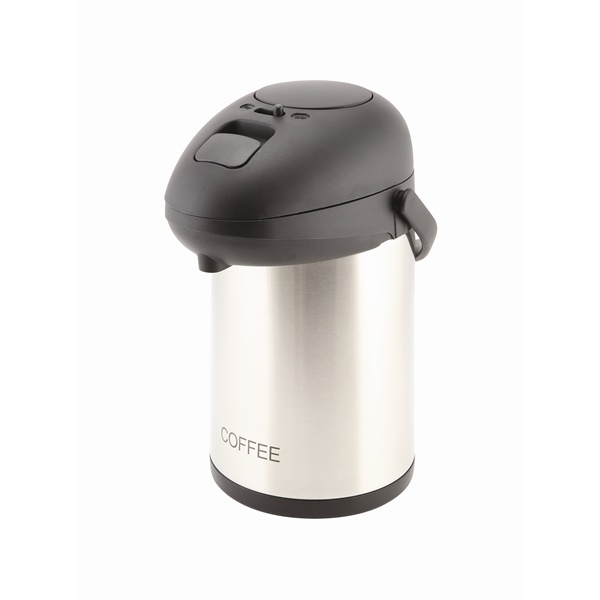Coffee Inscribed St/St Vacuum Pump Pot 2.5L - SKU: V7251COFFEE