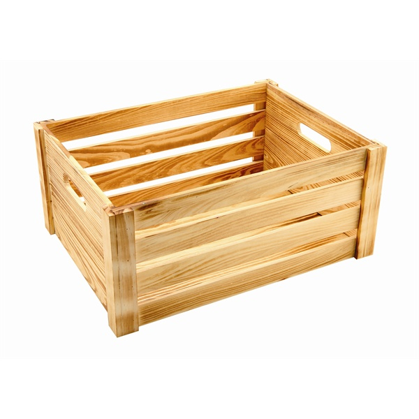 Wooden Crate Rustic Finish 41 x 30 x 18cm - SKU: WDC-4130