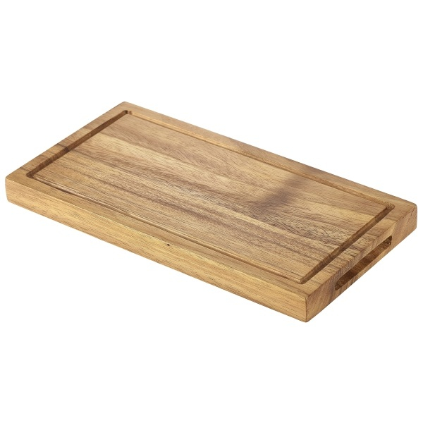 Acacia Wood Serving Board 25 x 13 x 2cm - SKU: WSB2513