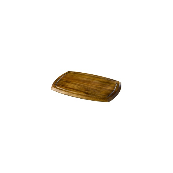 Genware Acacia Wood Serving Board 36 x 25.5 x 2cm - SKU: WSB3625